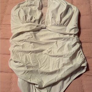 Amazon Women's White One Piece Swimsuit